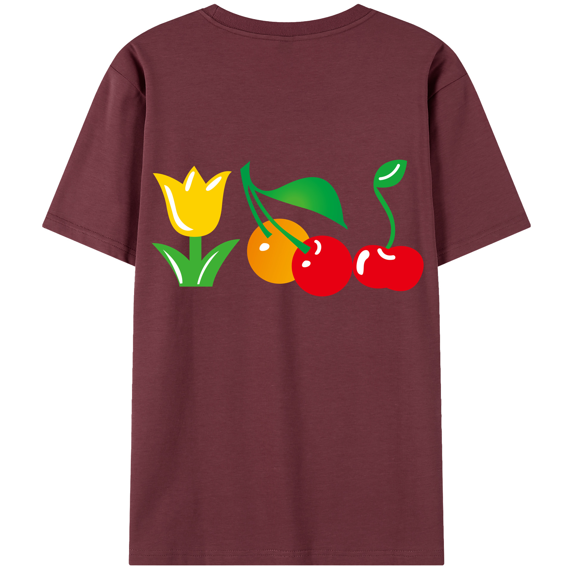 （画像用） Hello Kitty ハローキティ 綿100％半袖Tシャツ（背面プリント）